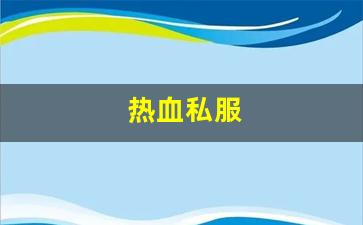 热血发布网：热血私服(热血游戏官网)